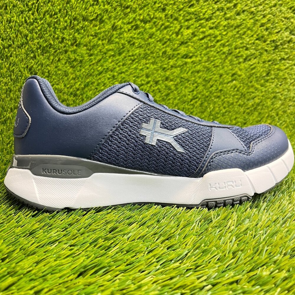 Kuru Quantum 2.0 Mens Size‎ 8.5 Blue Black White Athletic Running Shoes Sneakers